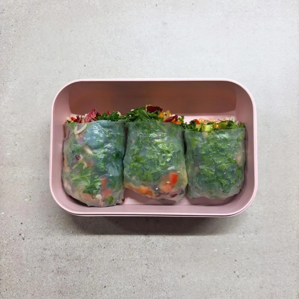 Take Out Bamboo Lunch Box (Blush Pink) — Bulk Lot of 24 (Gifting, Events & Resa